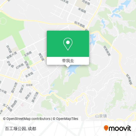 百工堰公园地图