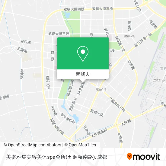 美姿雅集美容美体spa会所(五洞桥南路)地图