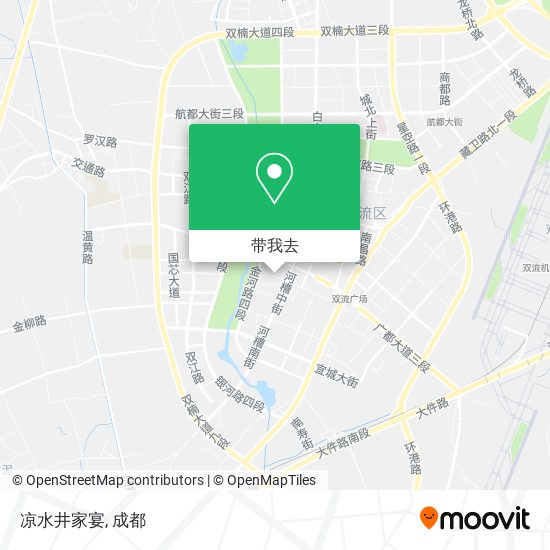 凉水井家宴地图