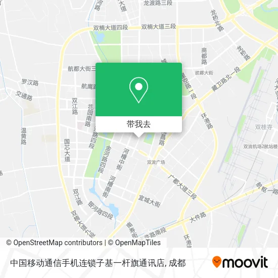 中国移动通信手机连锁子基一杆旗通讯店地图