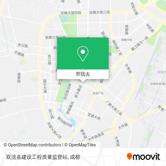 双流县建设工程质量监督站地图