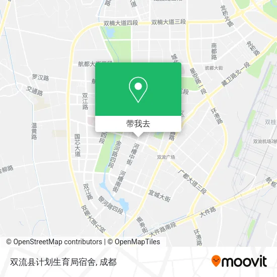 双流县计划生育局宿舍地图