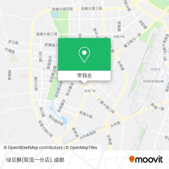 绿豆酥(双流一分店)地图