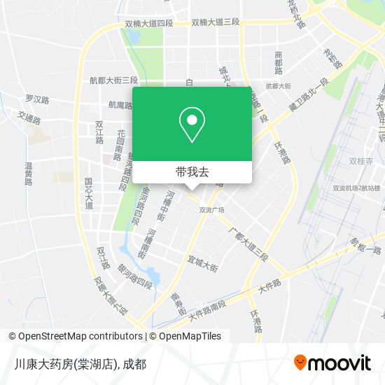 川康大药房(棠湖店)地图