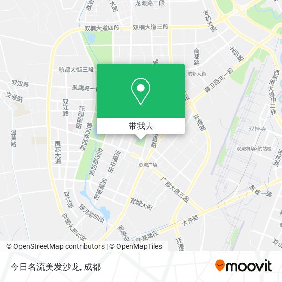 今日名流美发沙龙地图