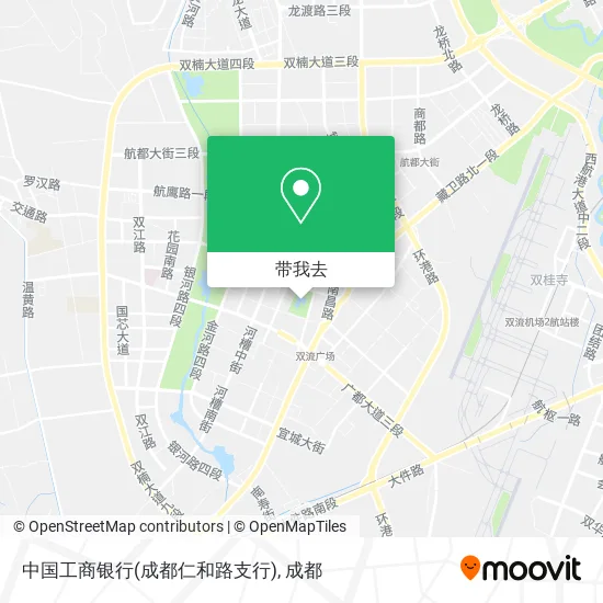 中国工商银行(成都仁和路支行)地图