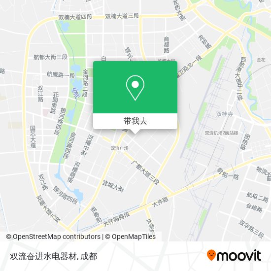 双流奋进水电器材地图