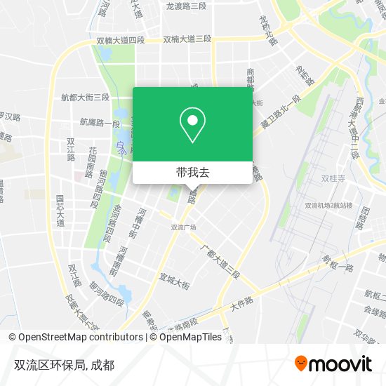 双流区环保局地图