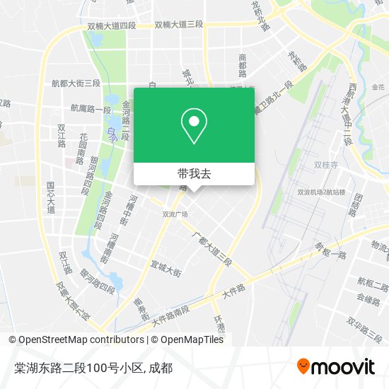 棠湖东路二段100号小区地图