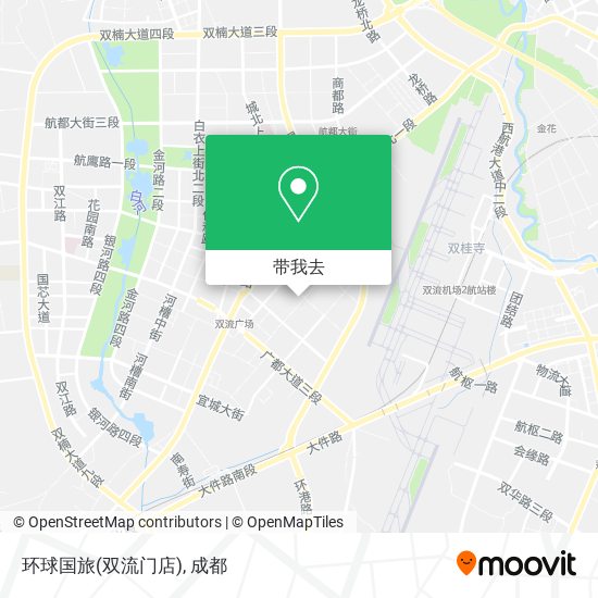 环球国旅(双流门店)地图