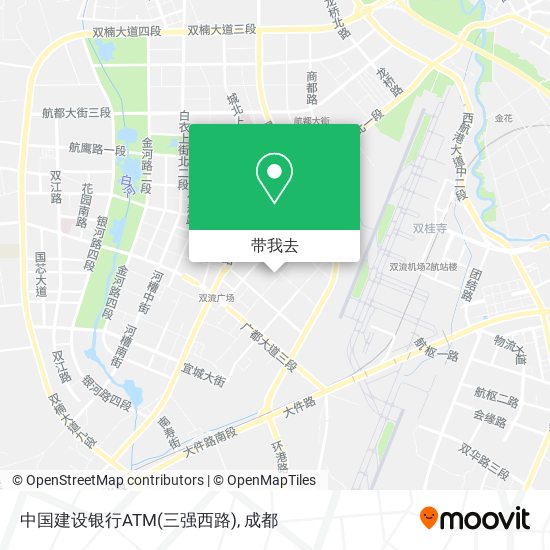 中国建设银行ATM(三强西路)地图