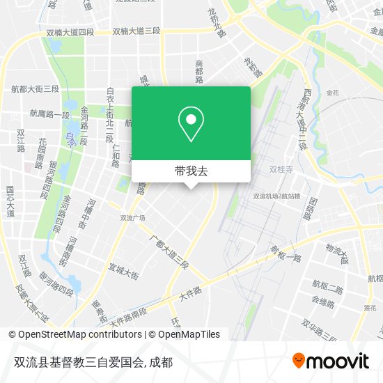 双流县基督教三自爱国会地图