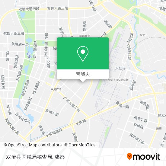 双流县国税局稽查局地图