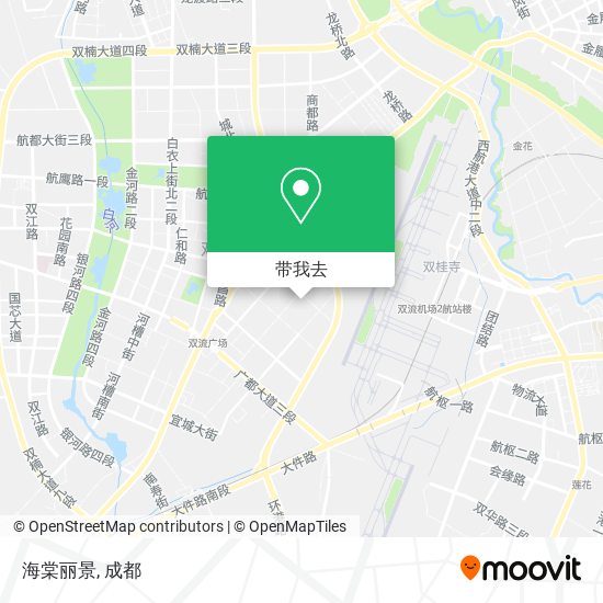 海棠丽景地图