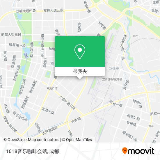 1618音乐咖啡会馆地图