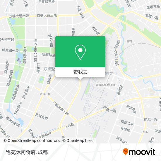 逸苑休闲食府地图
