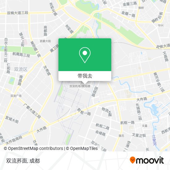 双流荞面地图