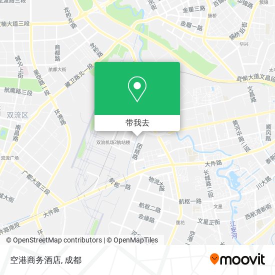 空港商务酒店地图