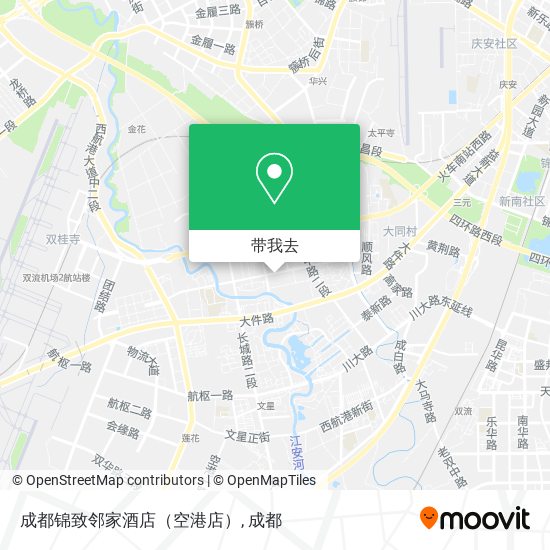 成都锦致邻家酒店（空港店）地图