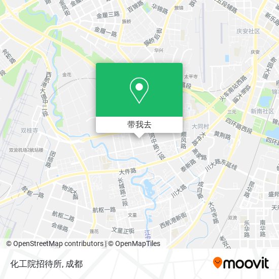化工院招待所地图