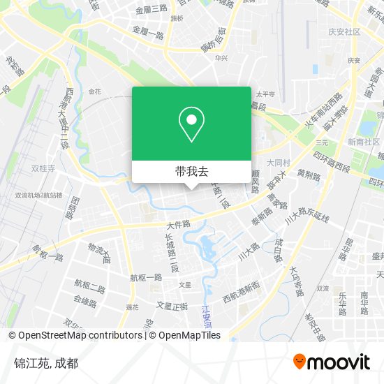 锦江苑地图