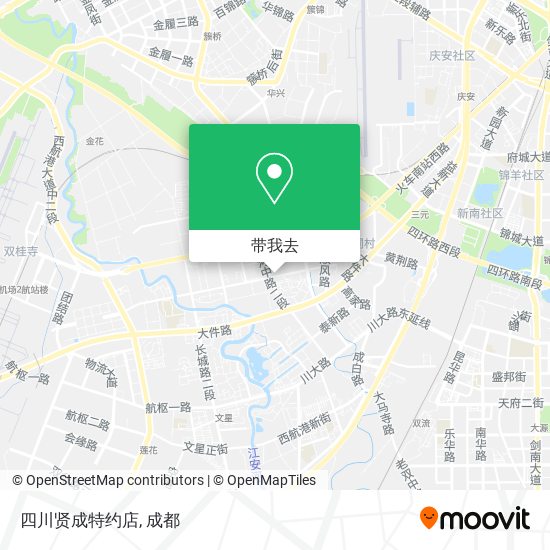 四川贤成特约店地图