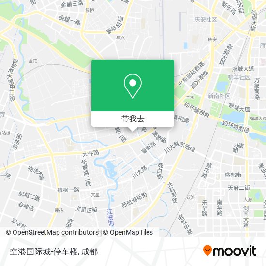 空港国际城-停车楼地图