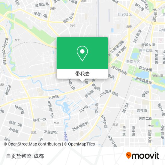 自贡盐帮菜地图