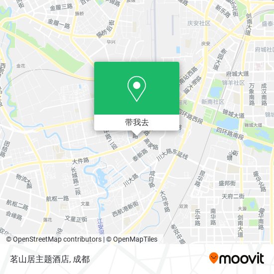 茗山居主题酒店地图