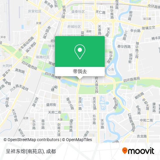 呈祥东馆(南苑店)地图