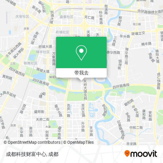 成都科技财富中心地图