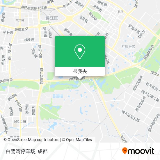 白鹭湾停车场地图