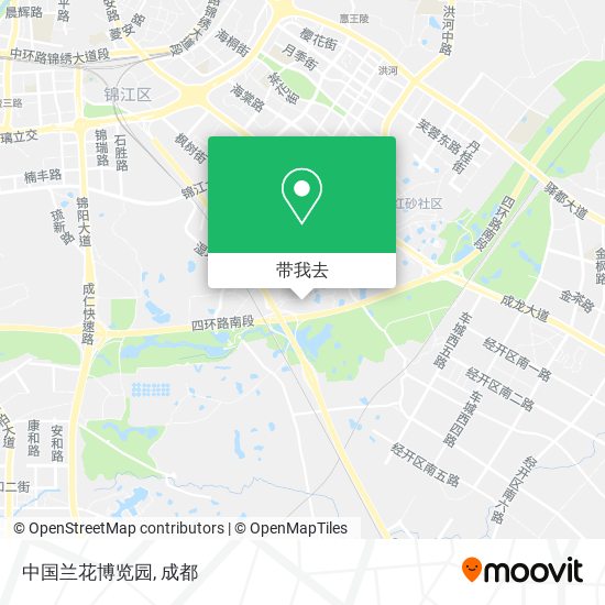 中国兰花博览园地图