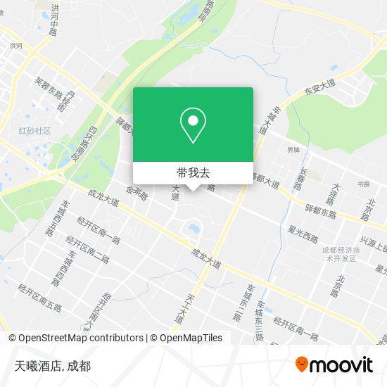 天曦酒店地图