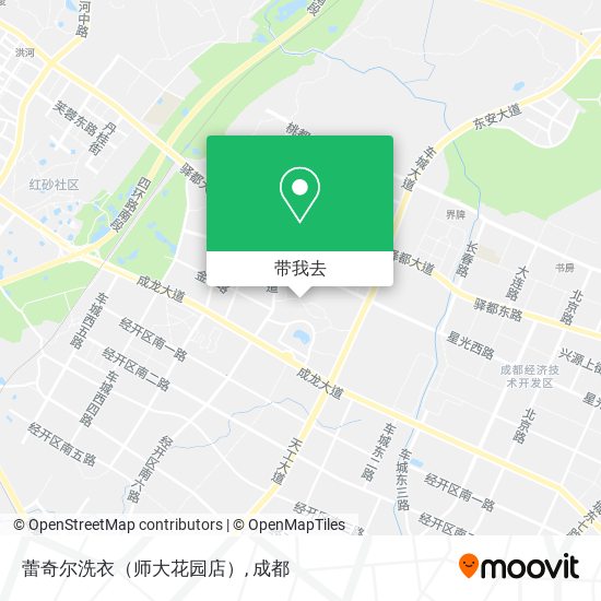 蕾奇尔洗衣（师大花园店）地图