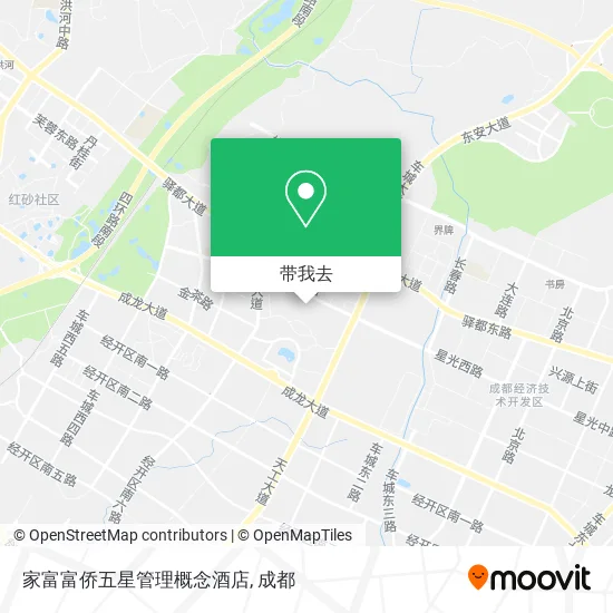 家富富侨五星管理概念酒店地图