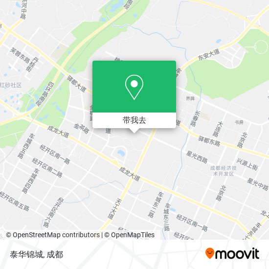 泰华锦城地图