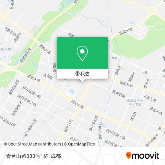 青台山路333号1栋地图