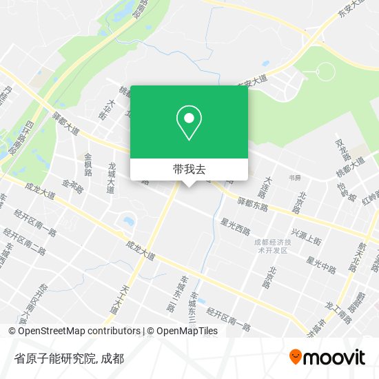 省原子能研究院地图