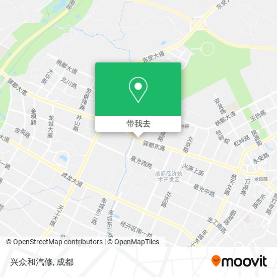 兴众和汽修地图