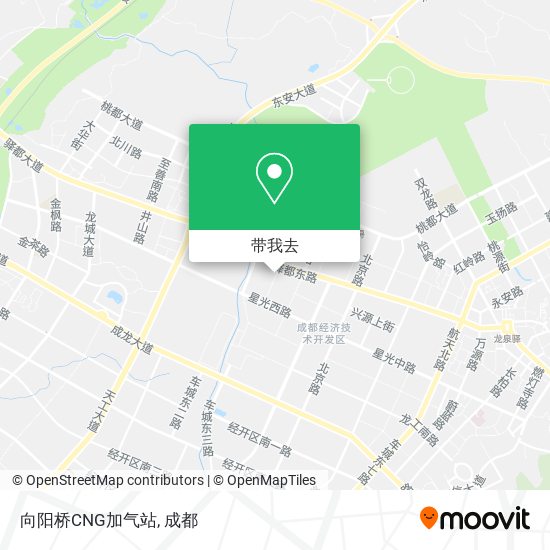 向阳桥CNG加气站地图