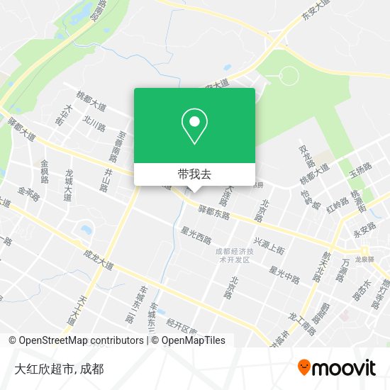大红欣超市地图