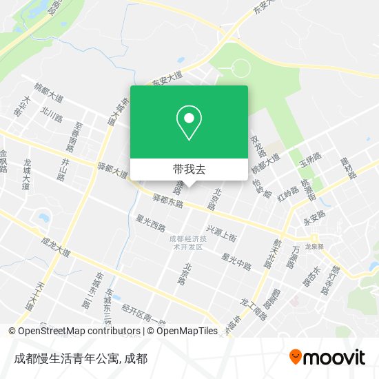 成都慢生活青年公寓地图