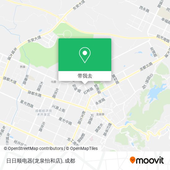 日日顺电器(龙泉怡和店)地图