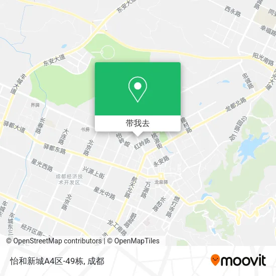 怡和新城A4区-49栋地图
