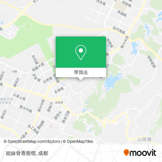 姐妹骨香面馆地图