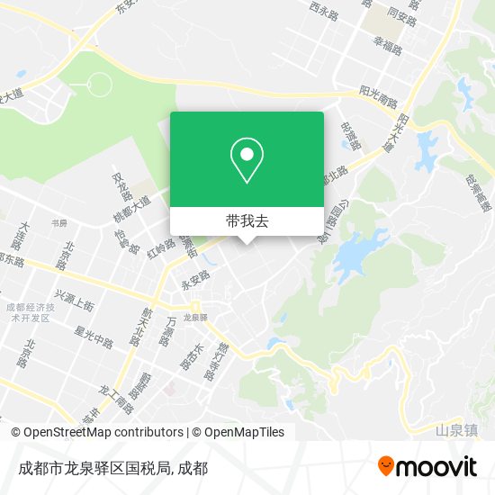 成都市龙泉驿区国税局地图