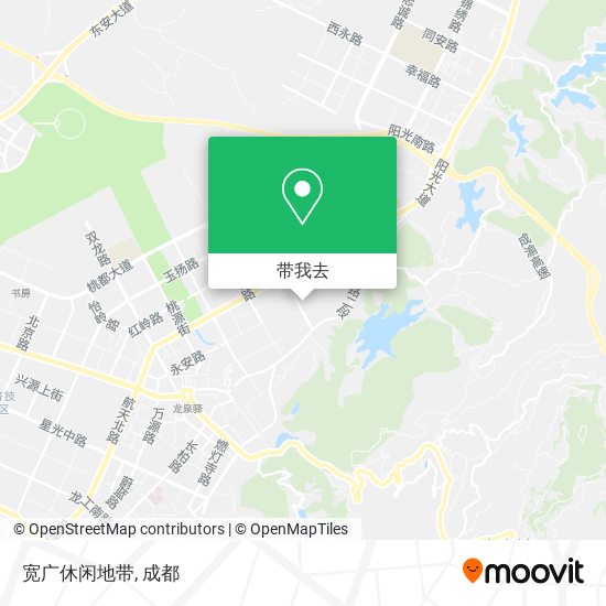 宽广休闲地带地图