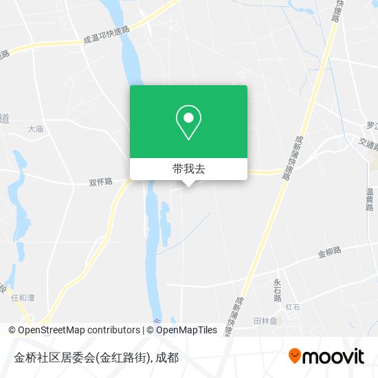 金桥社区居委会(金红路街)地图