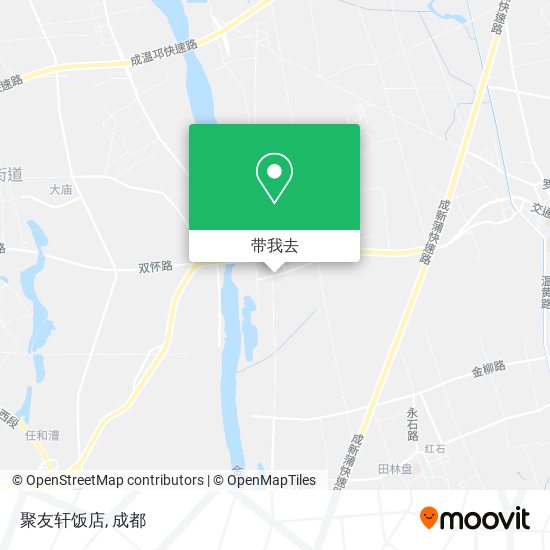 聚友轩饭店地图